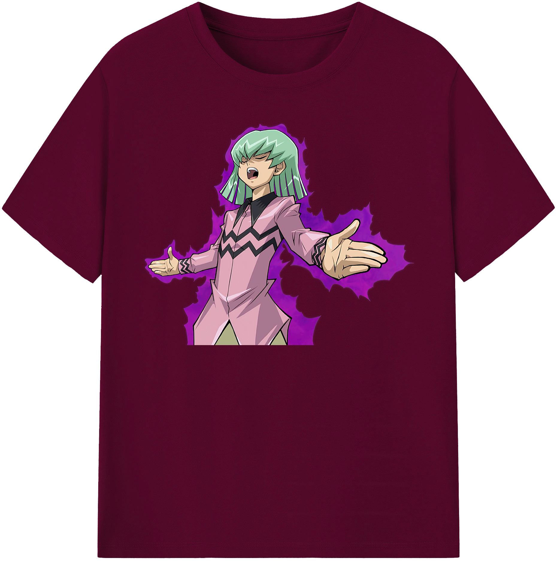 （画像用） 遊☆戯☆王 Yu-Gi-Oh! レディースカジュアルプリントTシャツ（綿100％）